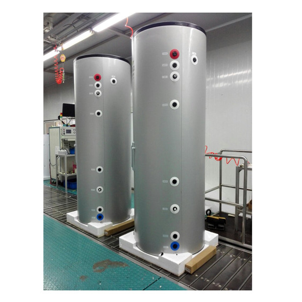 1500 Liter Carbon Steel na Ginawa Vertical Pressure Vessel para sa Potable Water Application 