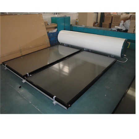 Mainit na Tubig Solar Thermal Panel, Flat Plate Solar Collector 2000X1000X80mm, Alemanya Na-import Mataas na Selective Bluetec Absorber